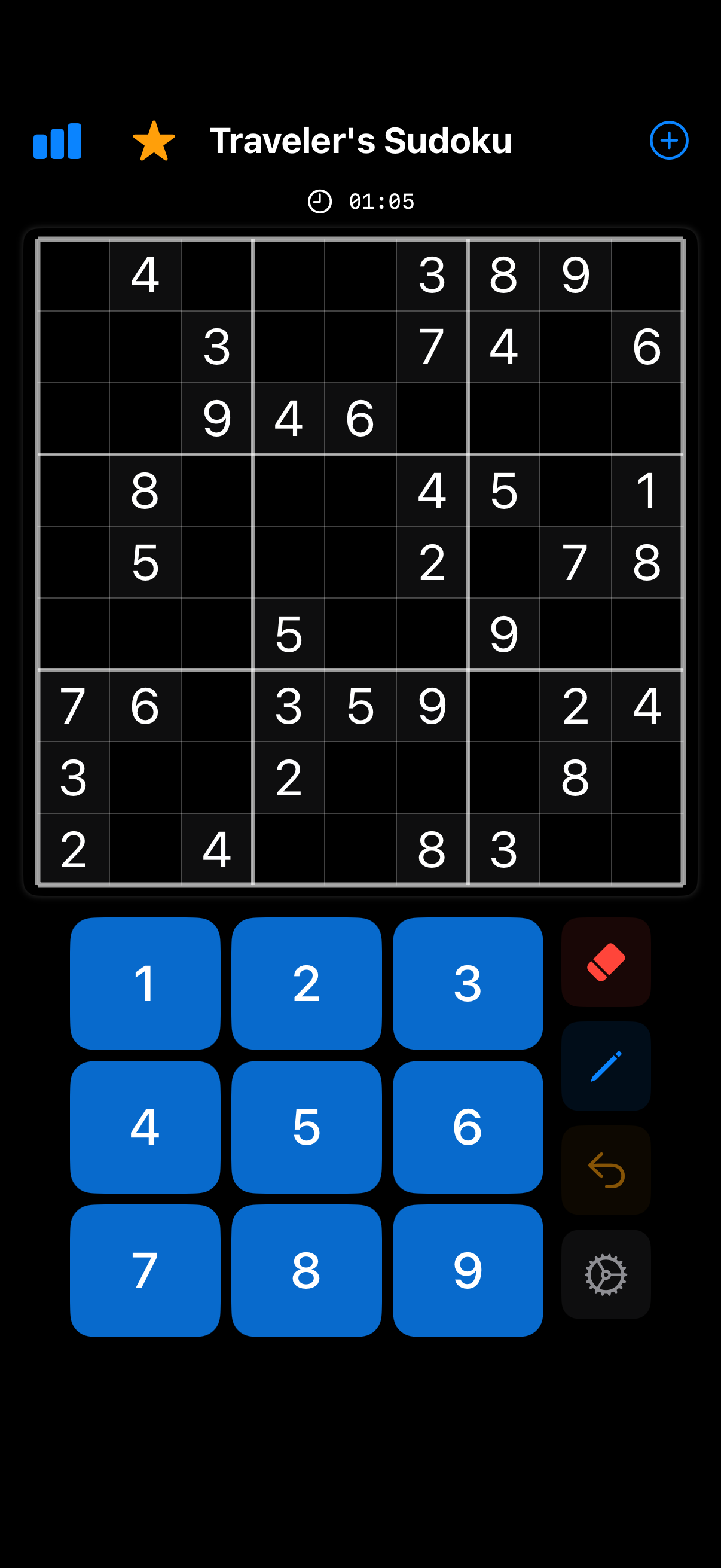 Dark mode interface